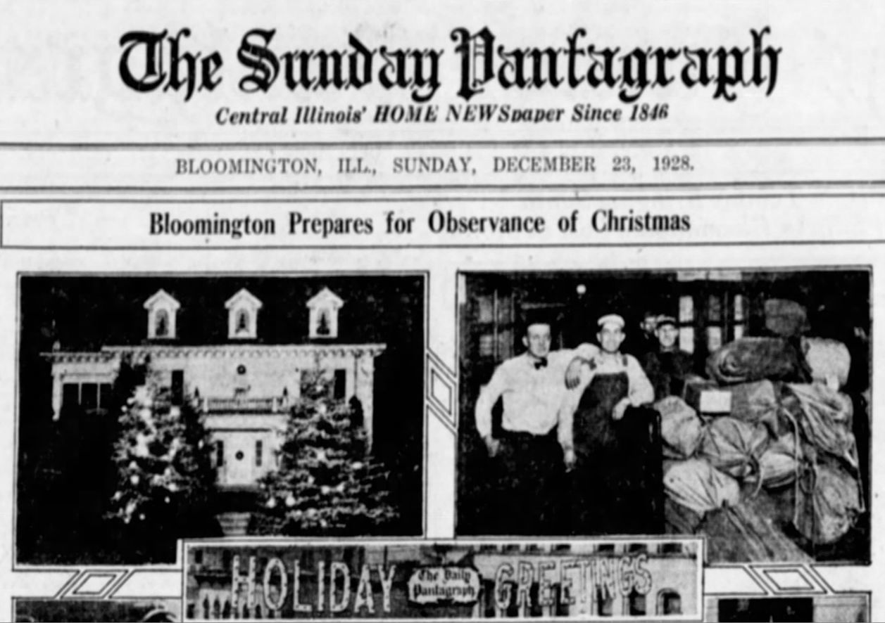 Bloomington Prepares for Observance of Christmas